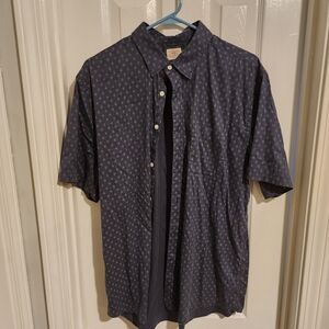 Faherty Short Sleeve Button Up XL
